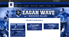 Desktop Screenshot of eagansoccer.org
